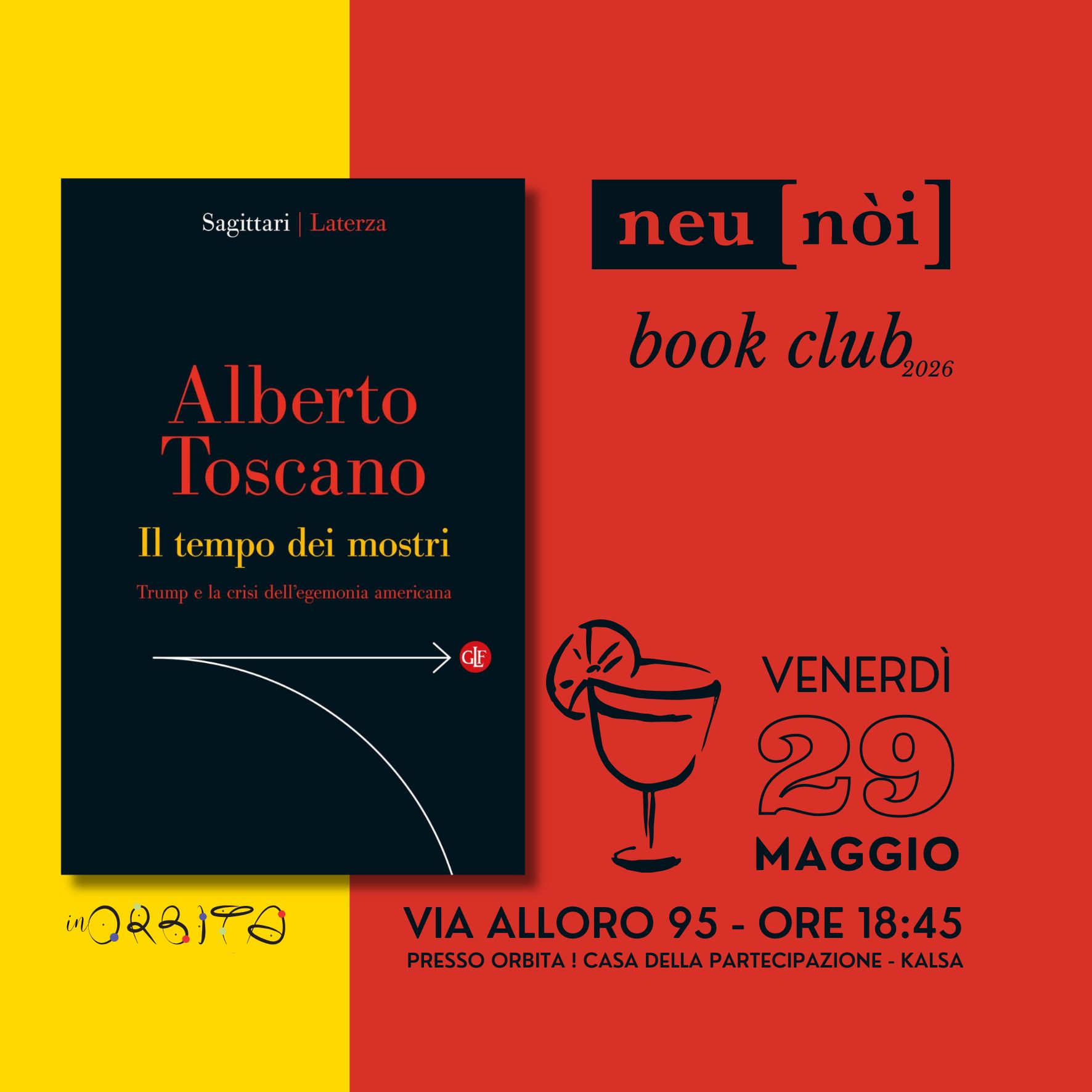 Book Club - "Il tempo dei mostri" di Alberto Toscano